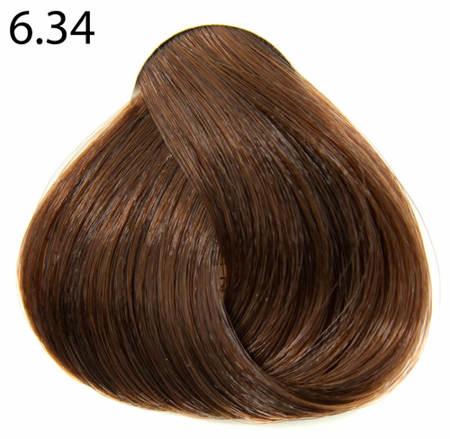 Profesjonalna farba do włosów RR Line 100 ml 6.34 ciemny blond złoto miedziany